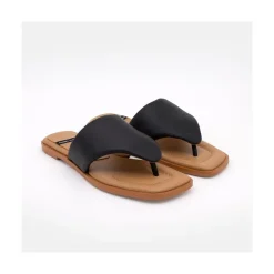 Andrews- Sandalias Planas De Dedo Acolchadas