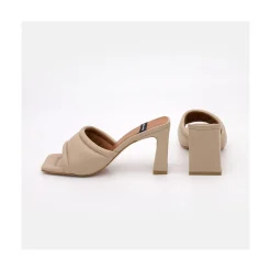 Capucine - Mule Acolchado De Piel Con Tacon