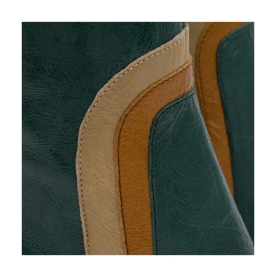 Celine - Botines De Piel Con Adorno De Color