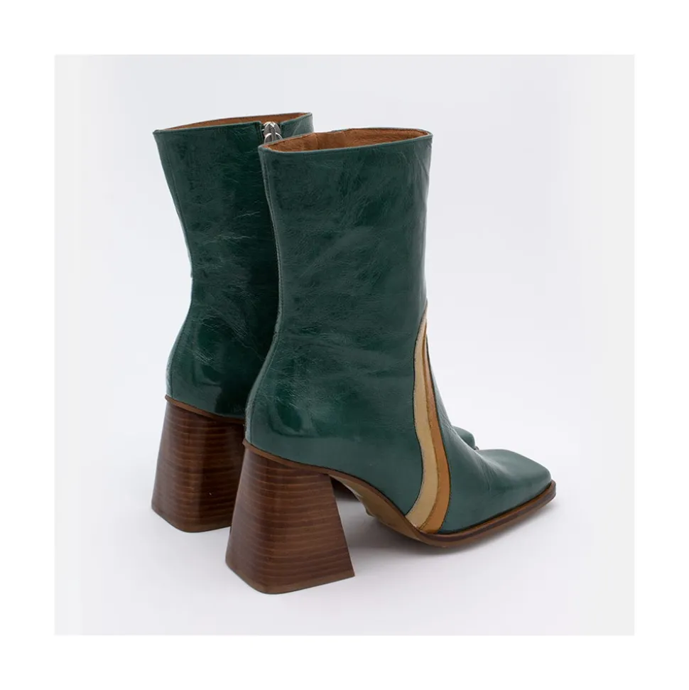 Celine - Botines De Piel Con Adorno De Color