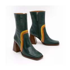 Celine - Botines De Piel Con Adorno De Color