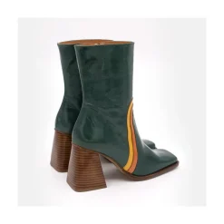 Celine - Botines De Piel Con Adorno De Color
