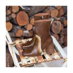 Celine - Botines De Piel Con Adorno De Color