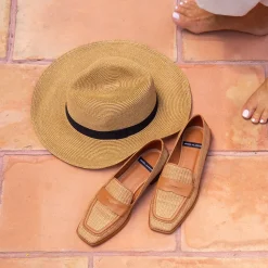 Gena - Mocasines De Mujer De Rafia