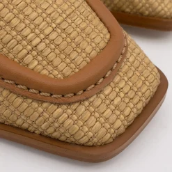Gena - Mocasines De Mujer De Rafia
