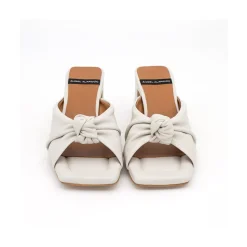 Hepburn - Mule De Piel Con Nudo