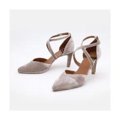Liliam - Zapatos De Vestir Comodos Con Tacon Medio Y Mini Plataforma