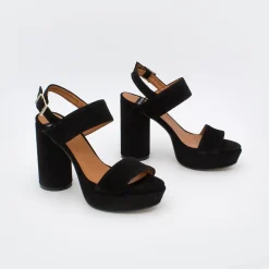 Mahe - Sandalias De Plataforma Con Tacon Alto Y Redondo