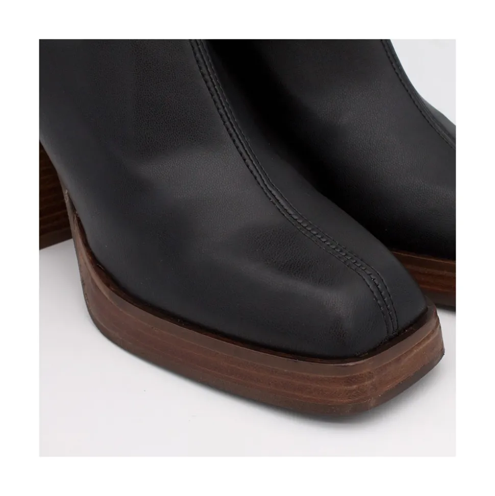Managua - Botas Elasticas De Tipo Calcetin Con Tacon Geometrico Alto