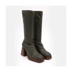 Managua - Botas Elasticas De Tipo Calcetin Con Tacon Geometrico Alto