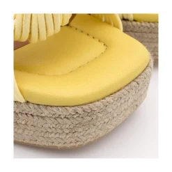 Martha - Sandalias De Cuna De Piel Y Cuerdas Acolchadas