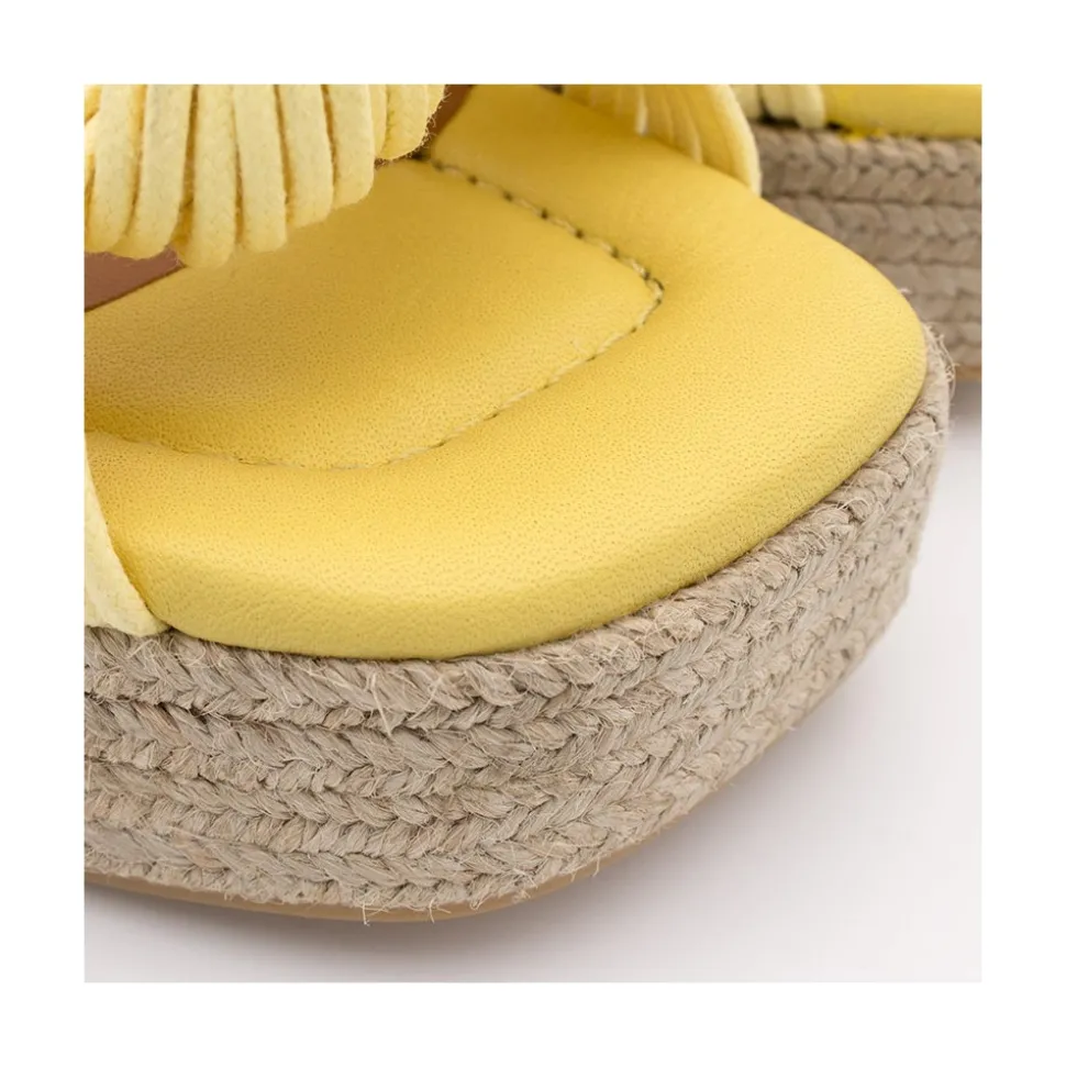 Martha - Sandalias De Cuna De Piel Y Cuerdas Acolchadas
