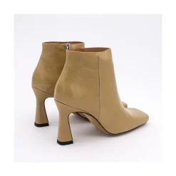 Minogue - Botines De Tacon Elegante De Piel Brillante