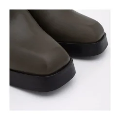 Olama - Botas De Mujer Comodas De Piel Con Tacon Chunky Y Plataforma