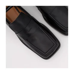 Otoro - Mocasines De Mujer De Piel Con Antifaz, Zapatos Planos Con Suela Gruesa
