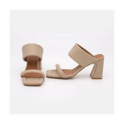Parton - Sandalias Acolchadas Con Tacon