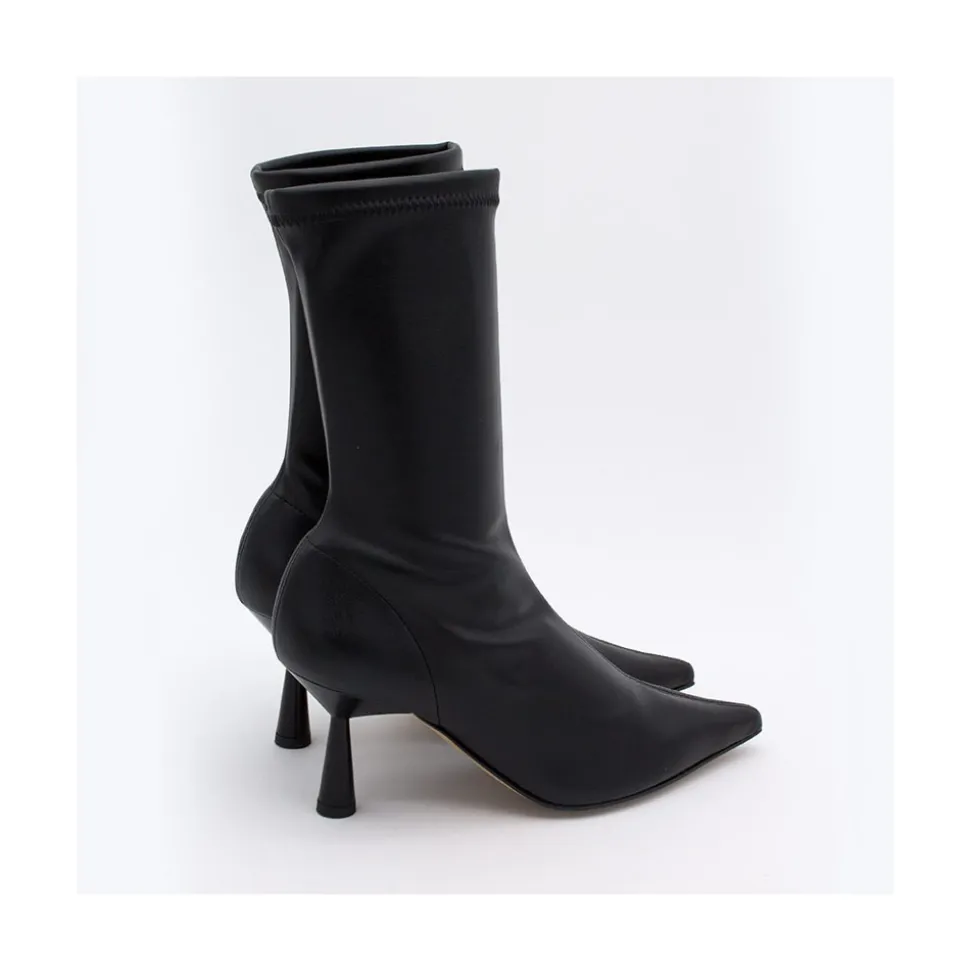 Small Lori - Botin Elastico Con Tacon Alto Y Punta Fina