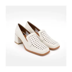 Tatum - Mocasin De Piel De Verano Con Tacon