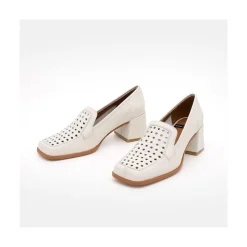 Tatum - Mocasin De Piel De Verano Con Tacon