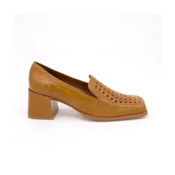 Tatum - Mocasin De Piel De Verano Con Tacon