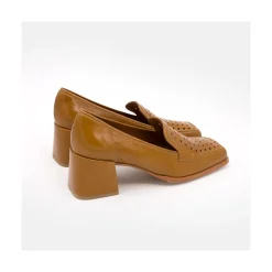 Tatum - Mocasin De Piel De Verano Con Tacon