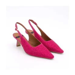 Yakida - Zapato De Fiesta Comodos Con Cristales Brillantes